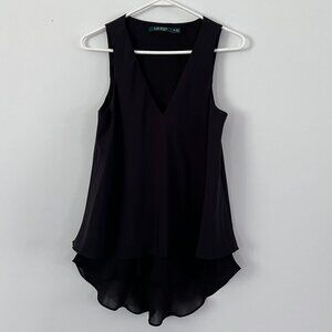 Size Petite Medium, Lauren Ralph Lauren Black top